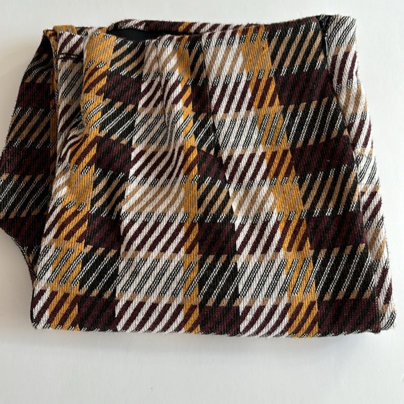 Free People Plaid Cropped Flare Pants Size 12 - Picture 16 of 16